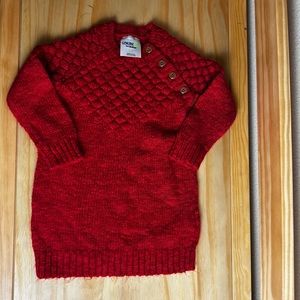 Genuine Kids Oshkosh Red Dress Sz 2T